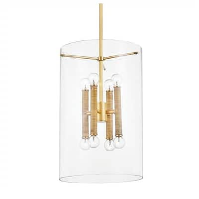 Hudson Valley Lighting BKO801 Barlow 8 Light 14" Wide Pendant