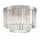 preview thumbnail 1 of 7, Crystorama Lighting Group HAY-1400 Hayes 4 Light 16" Wide Flush Mount Polished Nickel