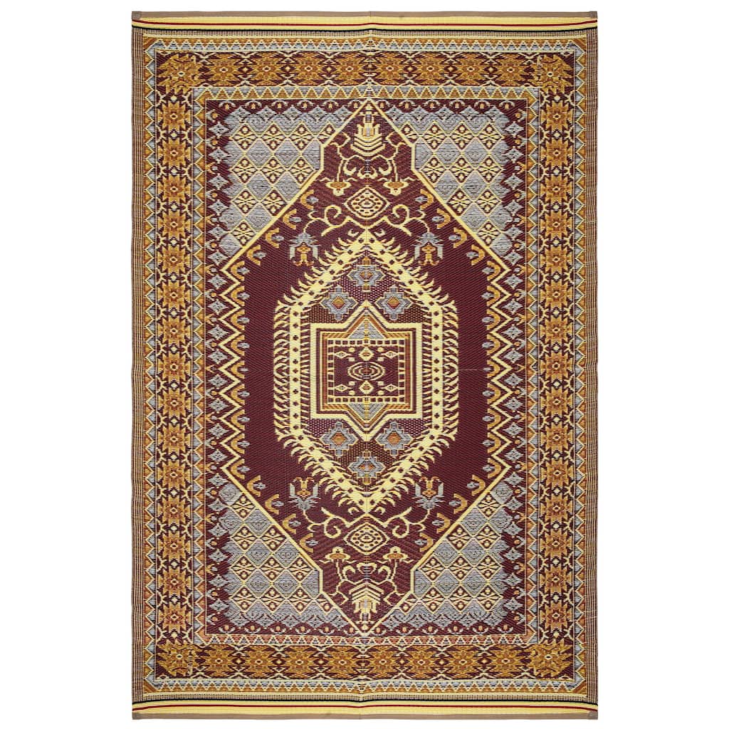 Beverly Rug Reversible Mats Plastic Outdoor Rug for Camping, Patio, Backyard, RV, Picnic, Deck