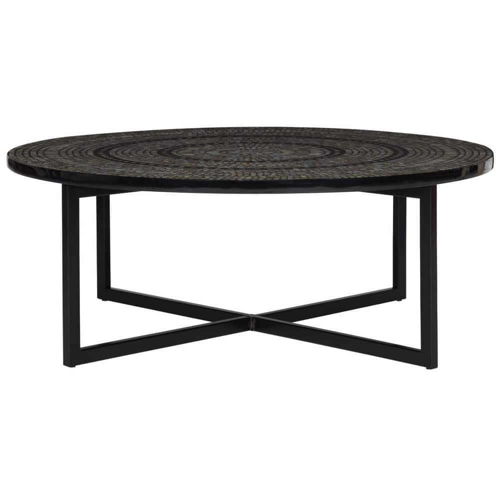 SAFAVIEH Marharita Cream Coffee Table - 39.8" x 39.8" x 15.4" - 40Wx40Dx15H