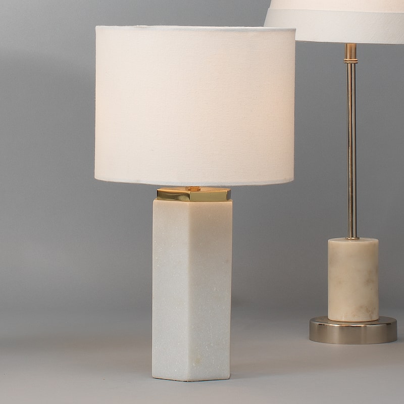Alden Décor Clements Marble Table Lamp