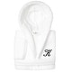 preview thumbnail 86 of 103, Sweet Kids 100% Polyester SUPER PLUSH Double Brushed Hooded Bathrobe with Black Script Monogram K - Large