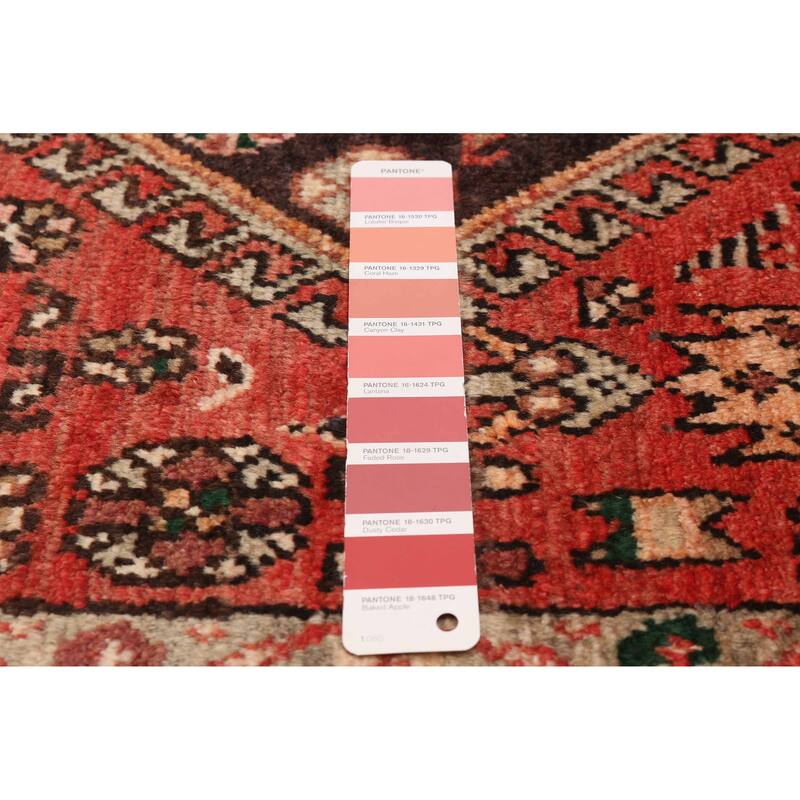 ECARPETGALLERY Hand-knotted Konya Red Wool Rug - 3'3 x 9'0