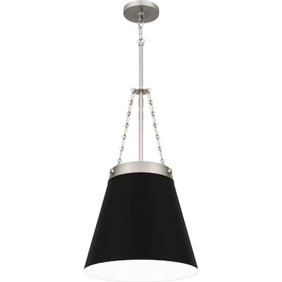 Alwyn 1-Light Brushed Nickel Pendant Light