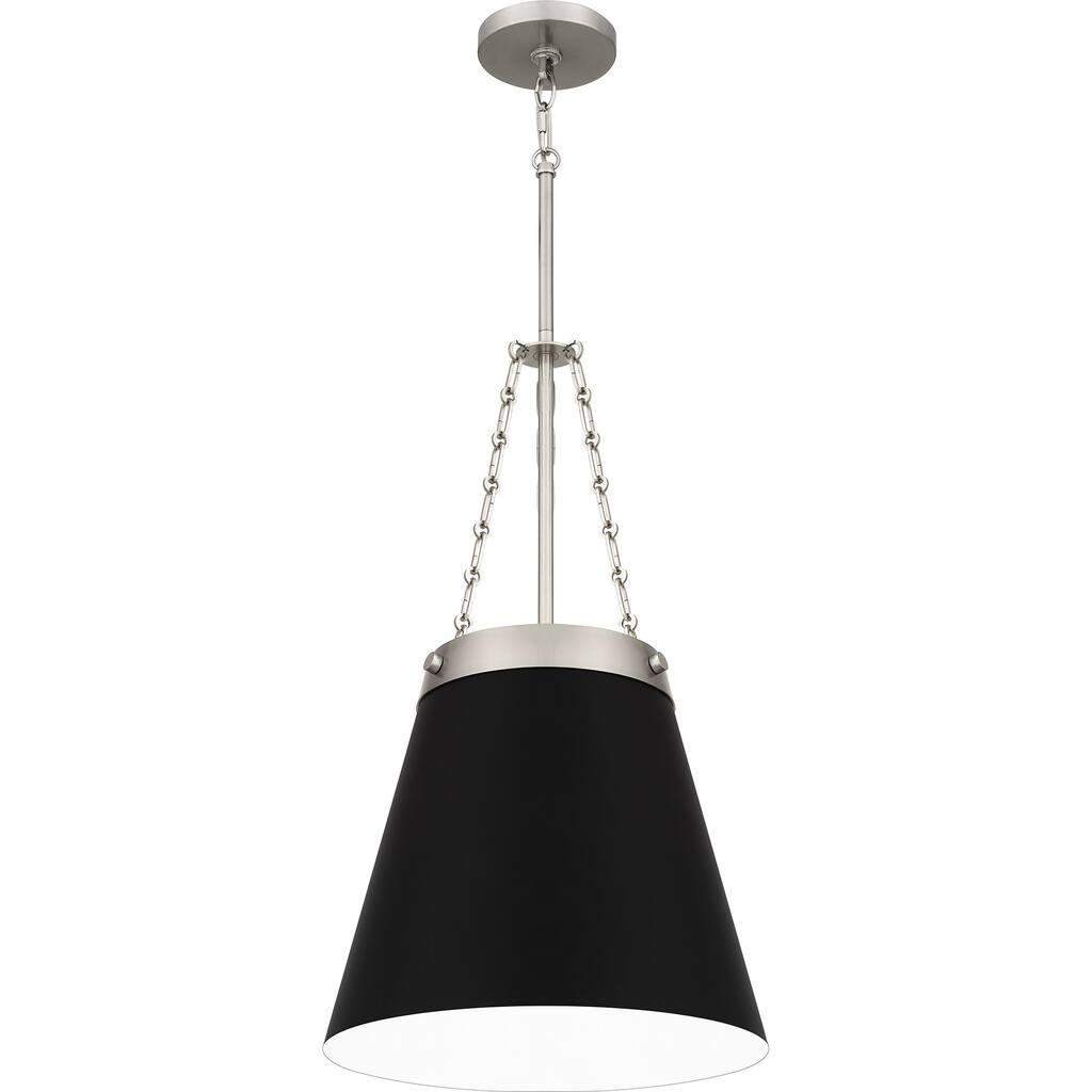 Alwyn 1-Light Brushed Nickel Pendant Light
