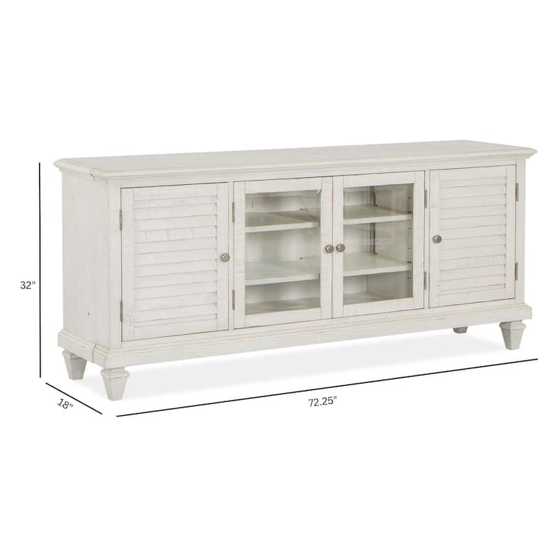 Magnussen Home Newport Alabaster Console - W x D x H