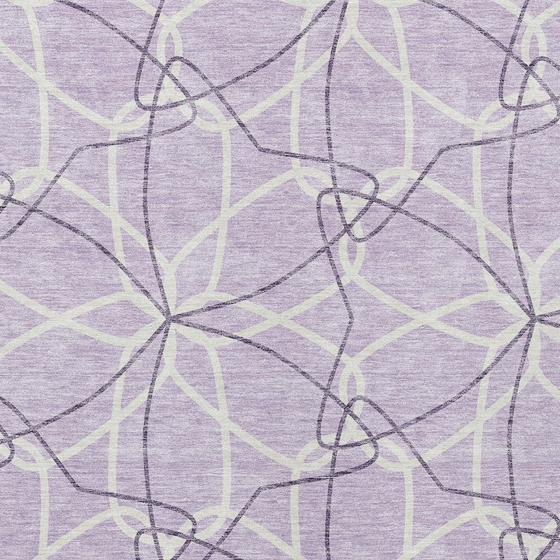 HomeRoots Geometric Modern Rectangle Outdoor Rug