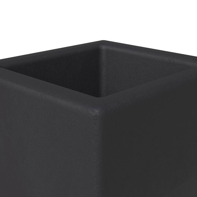 Modern Tall Square in Fiberstone and MGO Clay Planter Terra Series