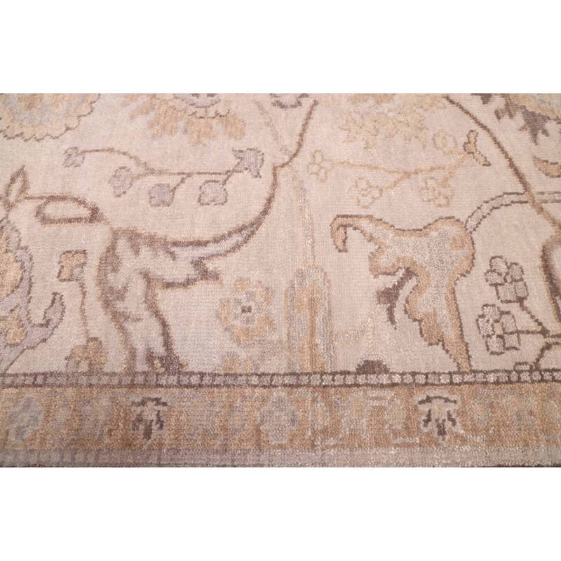 ECARPETGALLERY Hand-knotted Jamshidpour Light Grey Wool Rug - 10'0 x 13'10