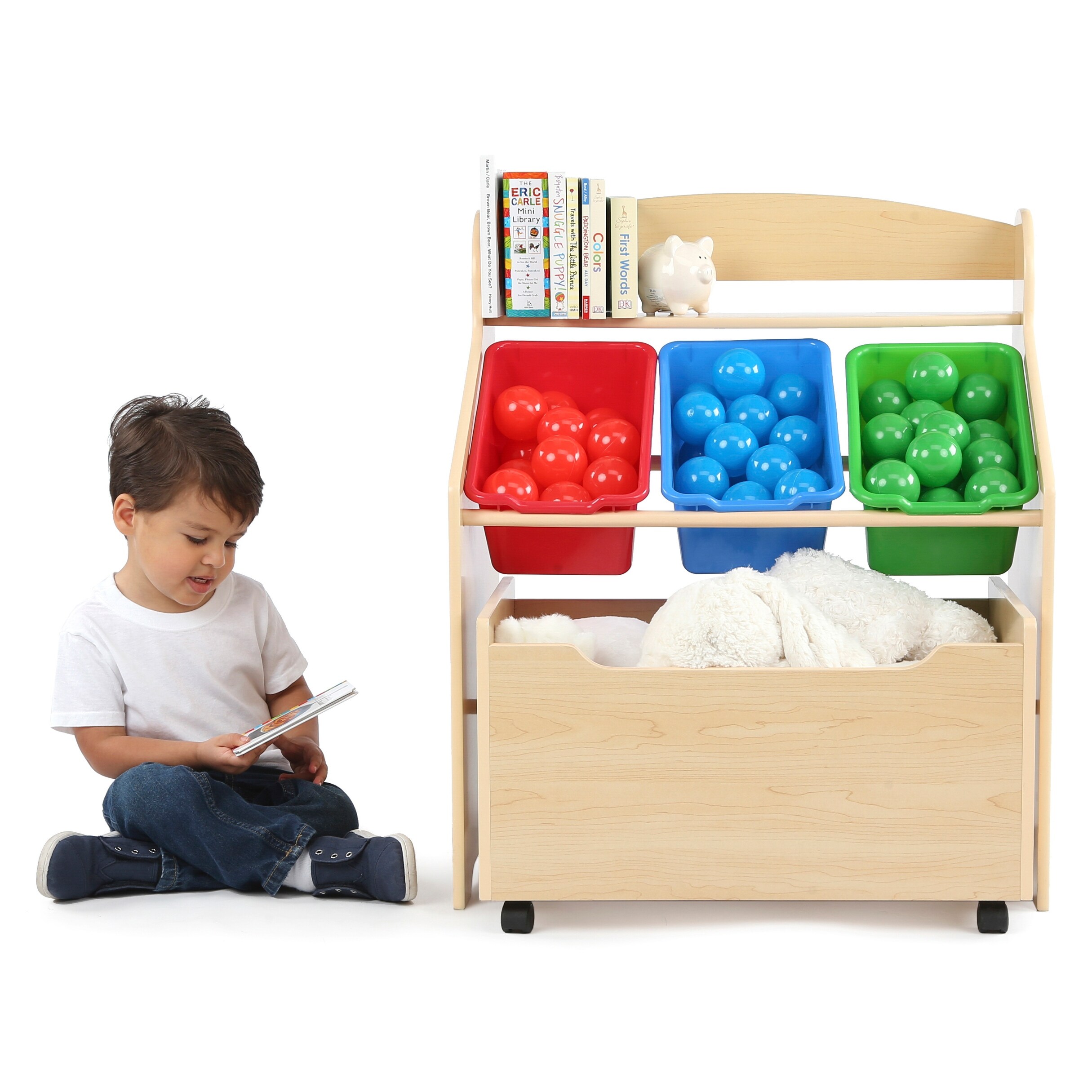 toy box with pull out drawer
