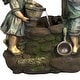 preview thumbnail 4 of 7, Children at the Well Outdoor Water Fountain Water Feature w/ LED - 39"