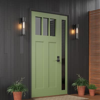 Millennium Lighting Hester 1 Light Outdoor Wall Sconce with Clear Glass Shades