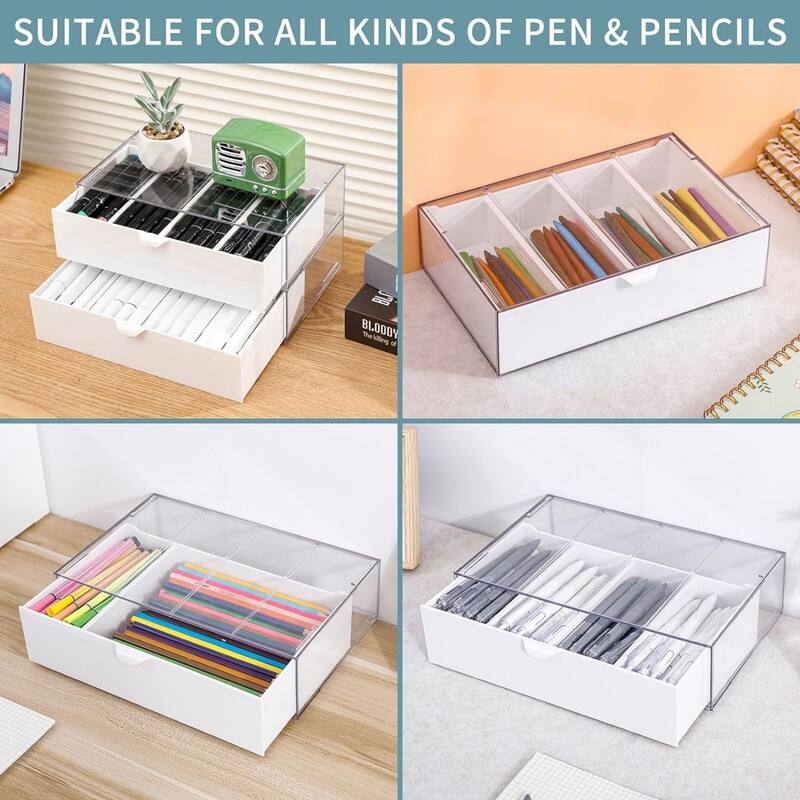 Desk Organizer with Adjustable Compartments