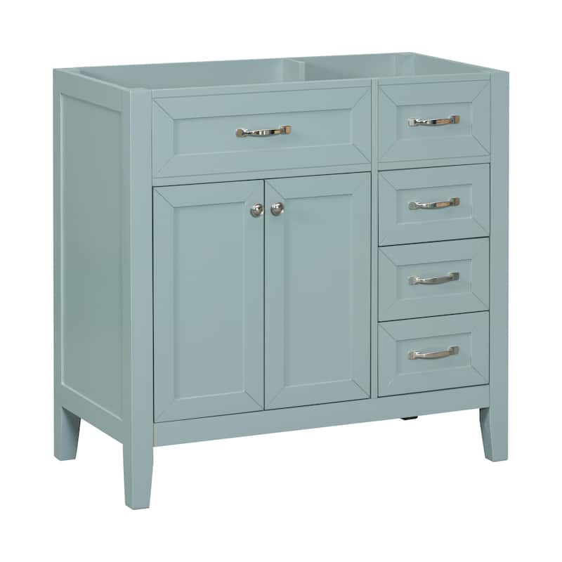 36" Bathroom Vanity without Sink,Bathroom Cabinet with Drawers