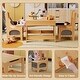 preview thumbnail 9 of 12, Furniwell 3 in 1 Kids Table and Chair Set with Drawer - N/A