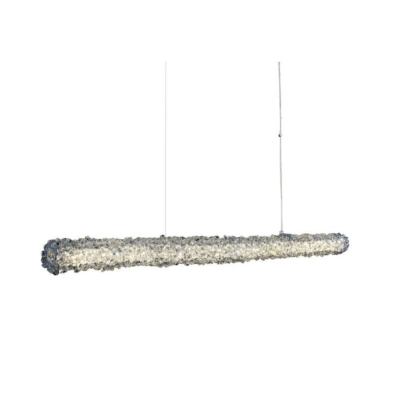 Allegri 035561-FR001 Lina 46" Wide LED Linear Chandelier with Firenze - Chrome