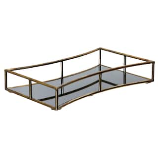 StyleCraft Boe - Mirror Tray - Antique Brass