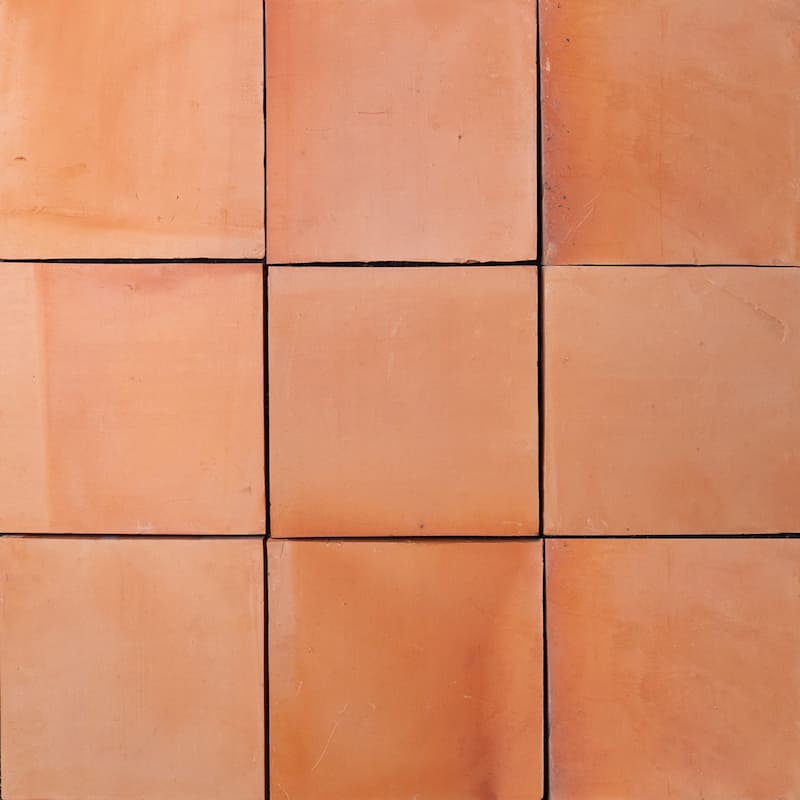 Natural Terracotta Square, 8"X8"X3/4", tile