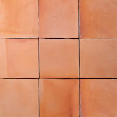 Natural Terracotta Square, 8"X8"X3/4", tile