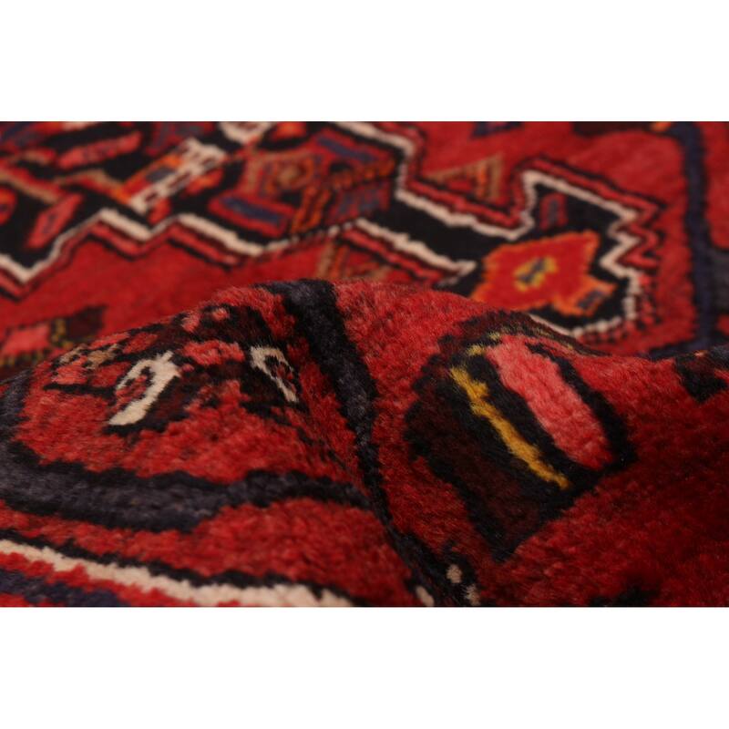 ECARPETGALLERY Hand-knotted Anadol Red Wool Rug - 3'5 x 10'0