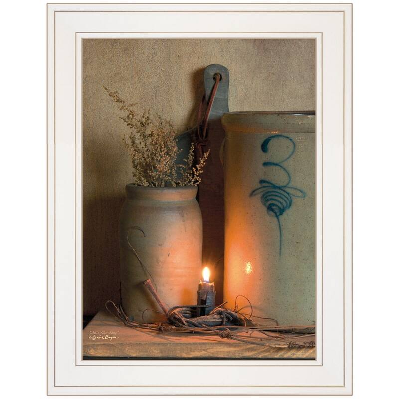 TrendyDecor4U Farmhouse "No. 3 Bee Sting" Framed Print Wall Art by Susan Boyer