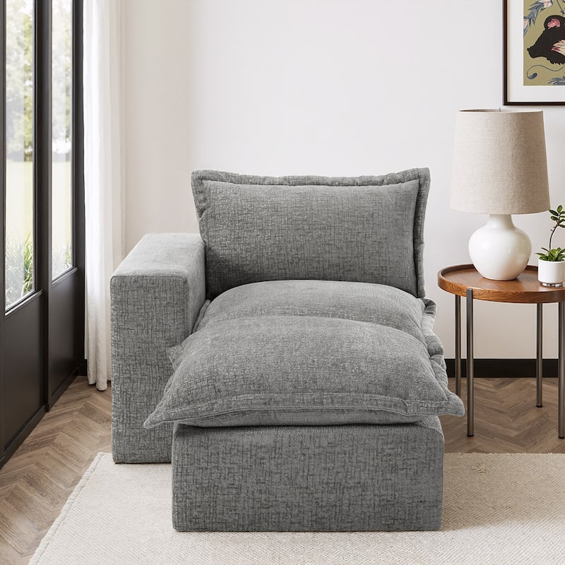 Comfy Cloud Couch Plush Modular Sectional Sofa For Living Room