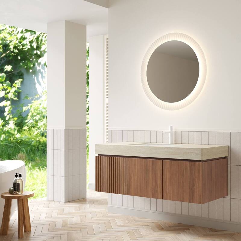 48" Bathroom Vanity with Sintered Stone countertop and Sink