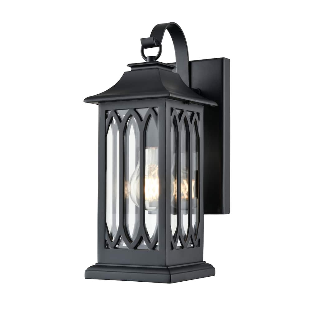 Mallorey Outdoor Wall Sconce Powder Coated Black - Powder Coated Black