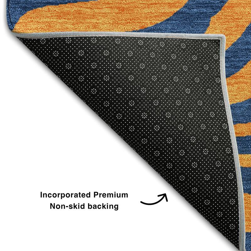 Premium Washable Super Soft Modern Zebra Print Mayfield Rug