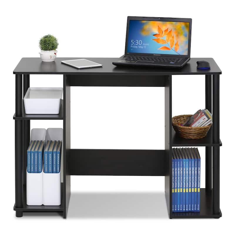 Porch & Den Wanamaker Compact Espresso Computer Desk
