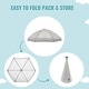 preview thumbnail 12 of 20, Dream On Me Onyx Playpen Canopy