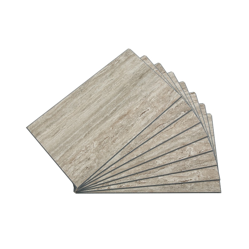 Palisade Vinyl Wall Tile - Grecian Earth - 8 Pack