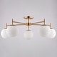 preview thumbnail 4 of 9, Vaxcel Lighting C0297 Armitage 5 Light 32" Wide Semi-Flush Ceiling