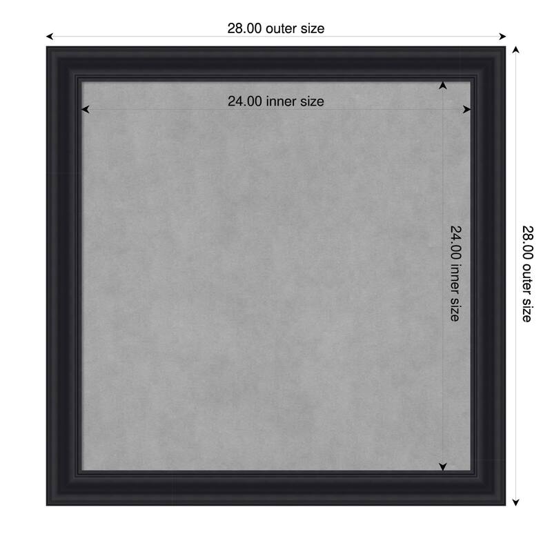 Amanti Art Dalat Black Framed - 28 x 28 in - Dalat Black