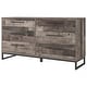 preview thumbnail 44 of 52, Signature Design by Ashley Neilsville Weathered Woodgrain Dresser