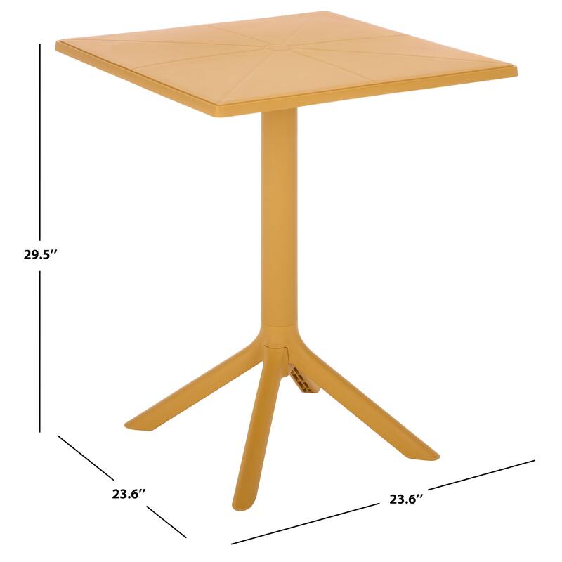 SAFAVIEH Outdoor Living Stella Square Bistro Table - 24"W x 24"D x 30"H
