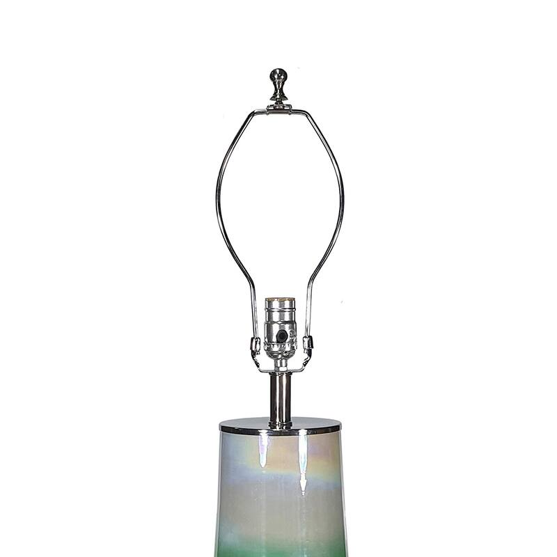 D16x30" Glass Table Lamp for entryway, foyer, hallway or living room space