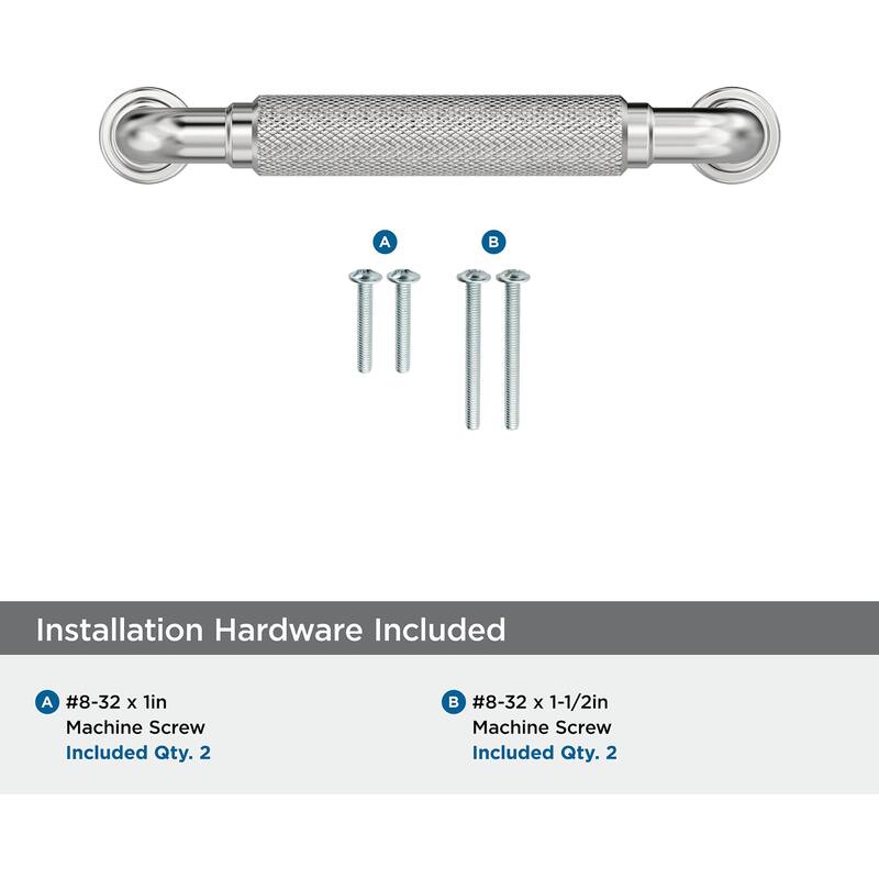Amerock BP37682 Collet 3-3/4" Center to Center Knurled Handle Cabinet