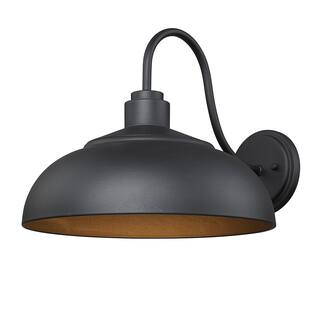 Levitt 13.63" Wide 1-Light Natural Black Outdoor Wall Light