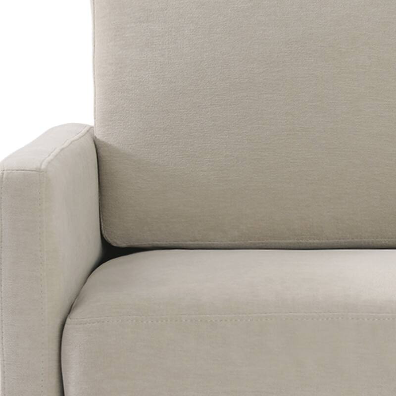 Modern Upholstered Swivel Accent Armchair Set of 2