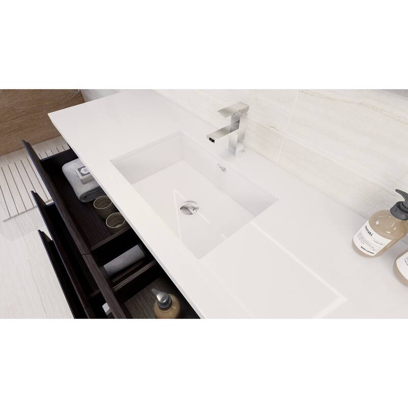 Aron 60'' Freestanding Vanity with Single Reinforced Acrylic Sink