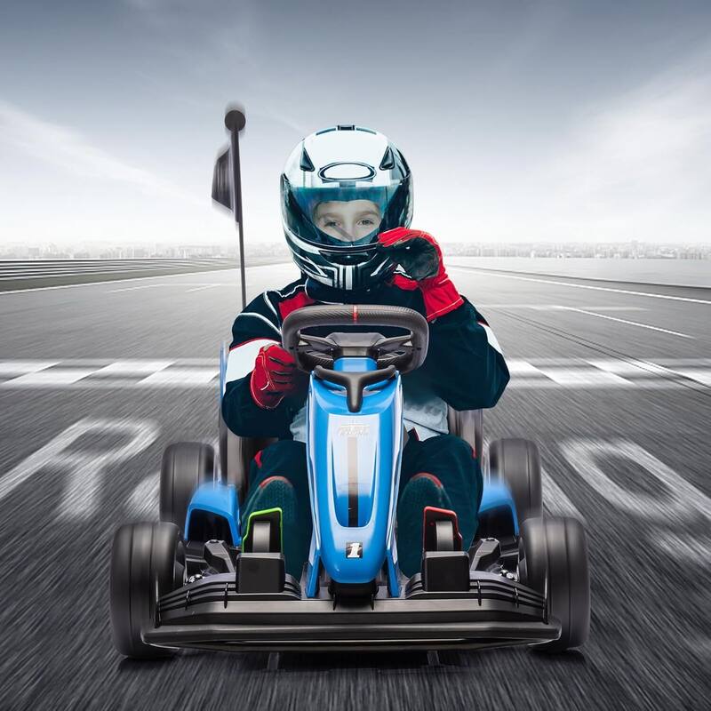 Electric Go Kart Drift Kart Outdoor Race Toy for Kids Best Gifts