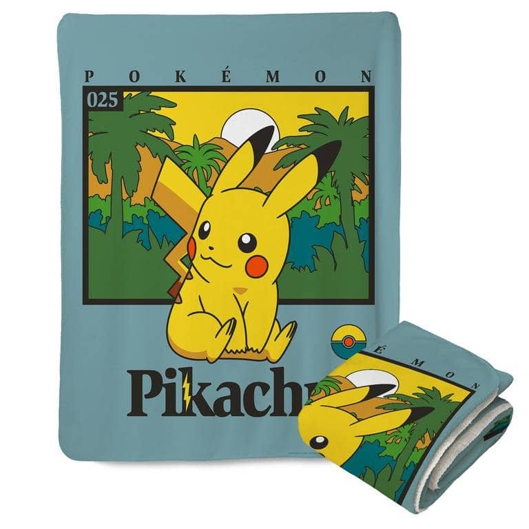 Pokemon Pikachu's Adventure Sherpa Throw