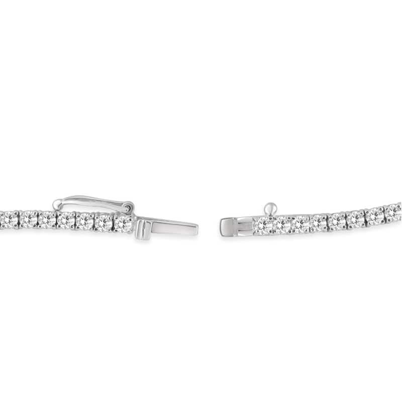 Bliss Diamond 3.92Ct 20" Diamond Tennis Women's Necklkace White Gold Lab Grown