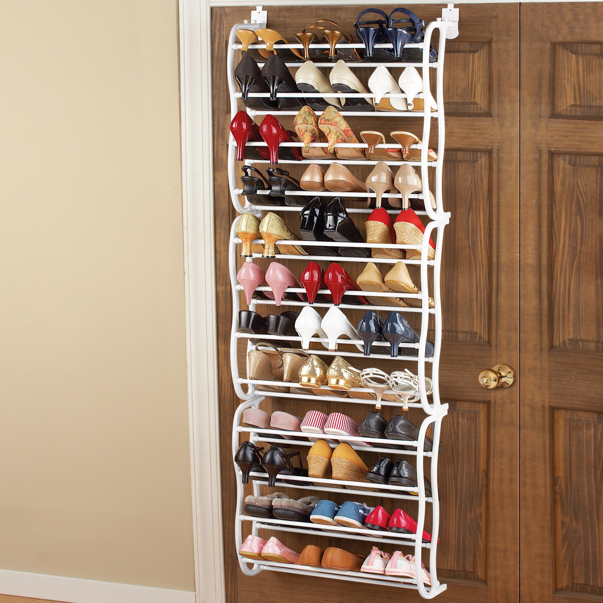 Bed bath and beyond shoe rack over the door outlet