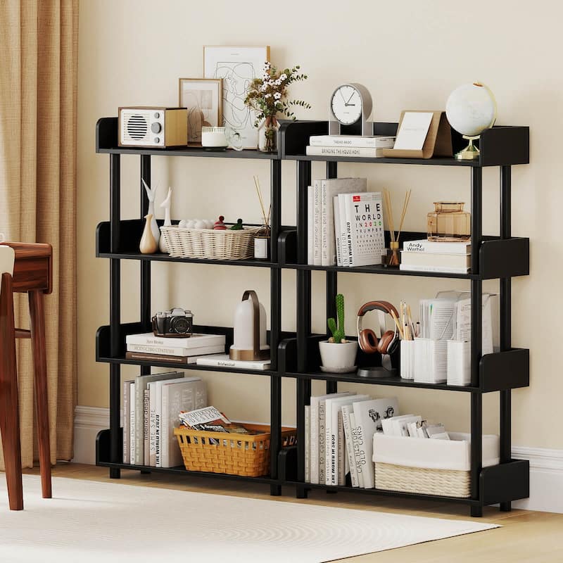 Costway 1/2 PCS 4-Tier Bookshelf with Anti-Tipping Kit Industrial - See Details