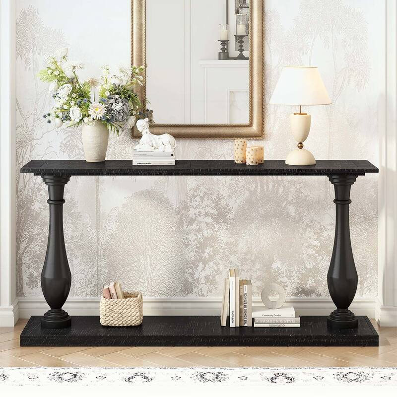 Vintage Sofa Table for Living Room,Study,Entryway,and Bedroom