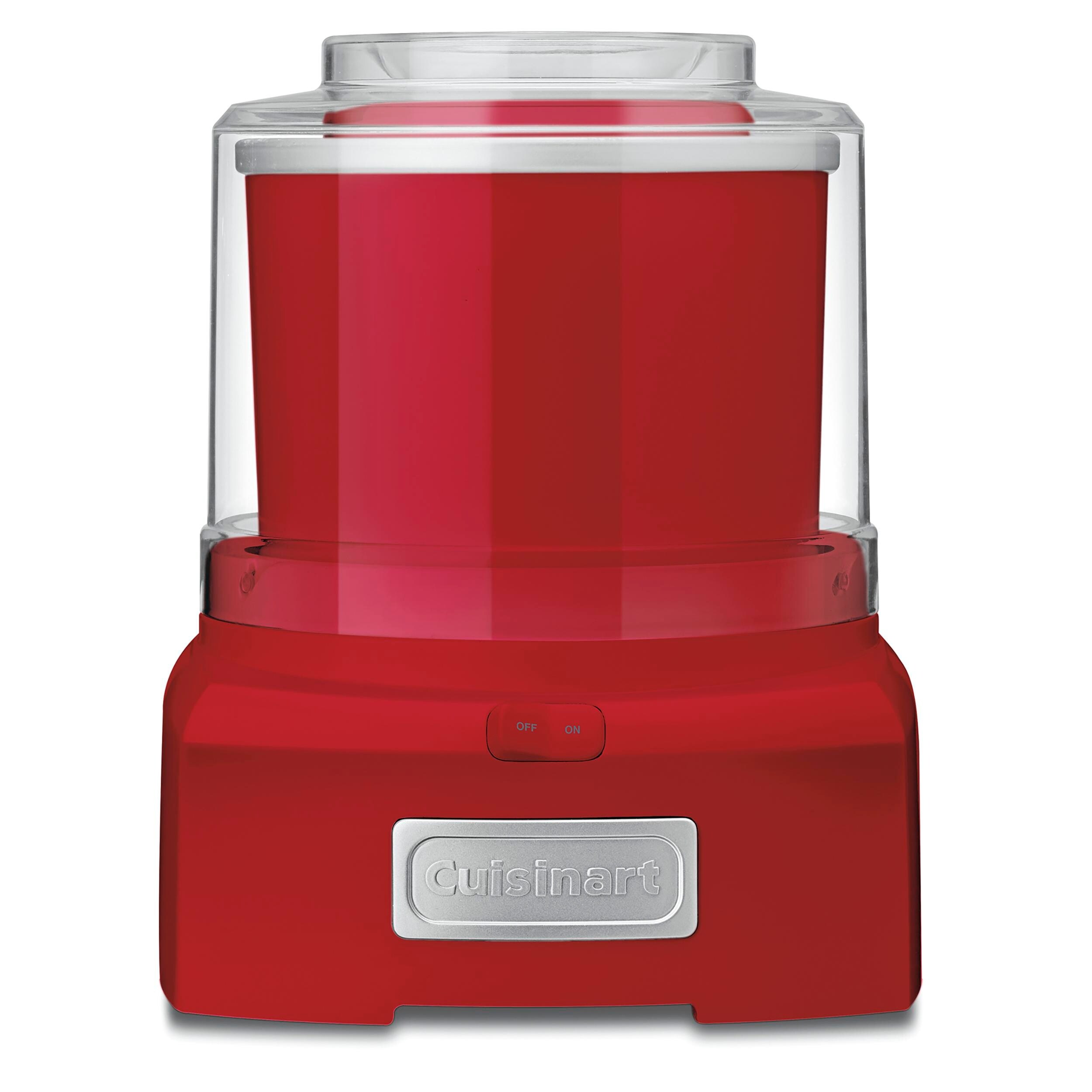 Cuisinart Automatic Frozen Yogurt Ice Cream Sorbet Maker Red 1.5 Qt. Bed Bath Beyond 33238807