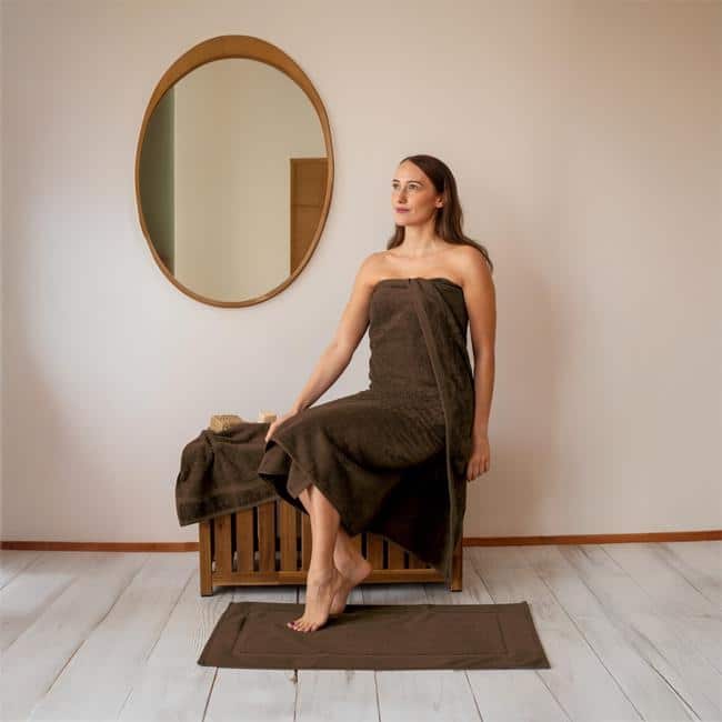 Classic Turkish Towels - Cambridge 100% Turkish Cotton Jumbo SPA Bath Sheet, Quick Dry