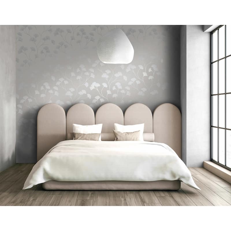 Glistening Ginkgo Leaf Non-Pasted Wallpaper– 396in x 20.8in